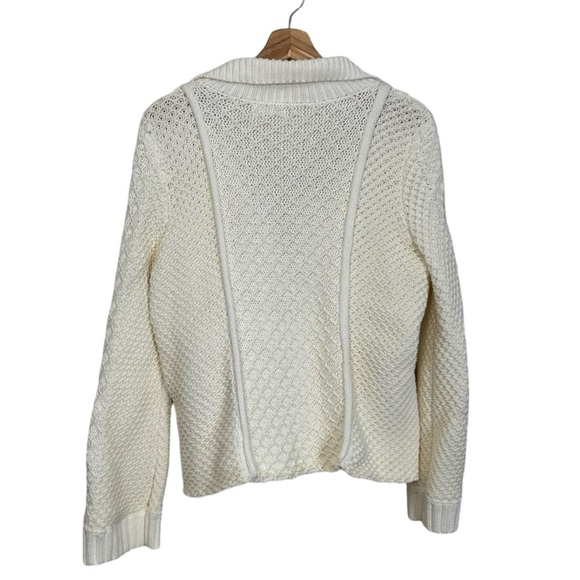Anthropologie Maeve Cable Knit Chunky Cardigan Sweater Blazer Size Small - Picture 6 of 15